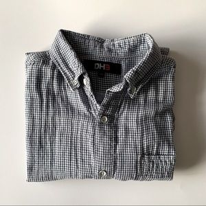 🤍2/$20 *Like New* DH3 Short Sleeve Button Up